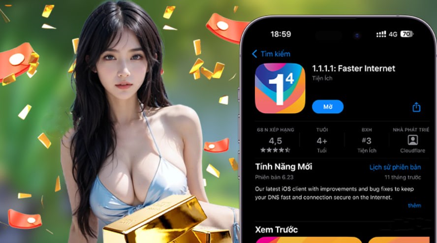 Hình ảnh quảng cáo của ok365 hiển thị nền tảng và các lợi ích